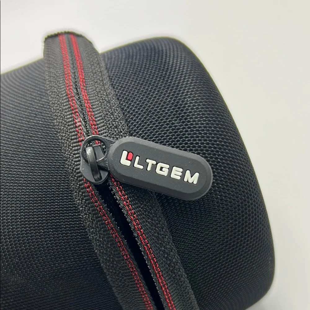 Hard Case For Small Bluetooth Camera Lens Black Zip Close LTGEM